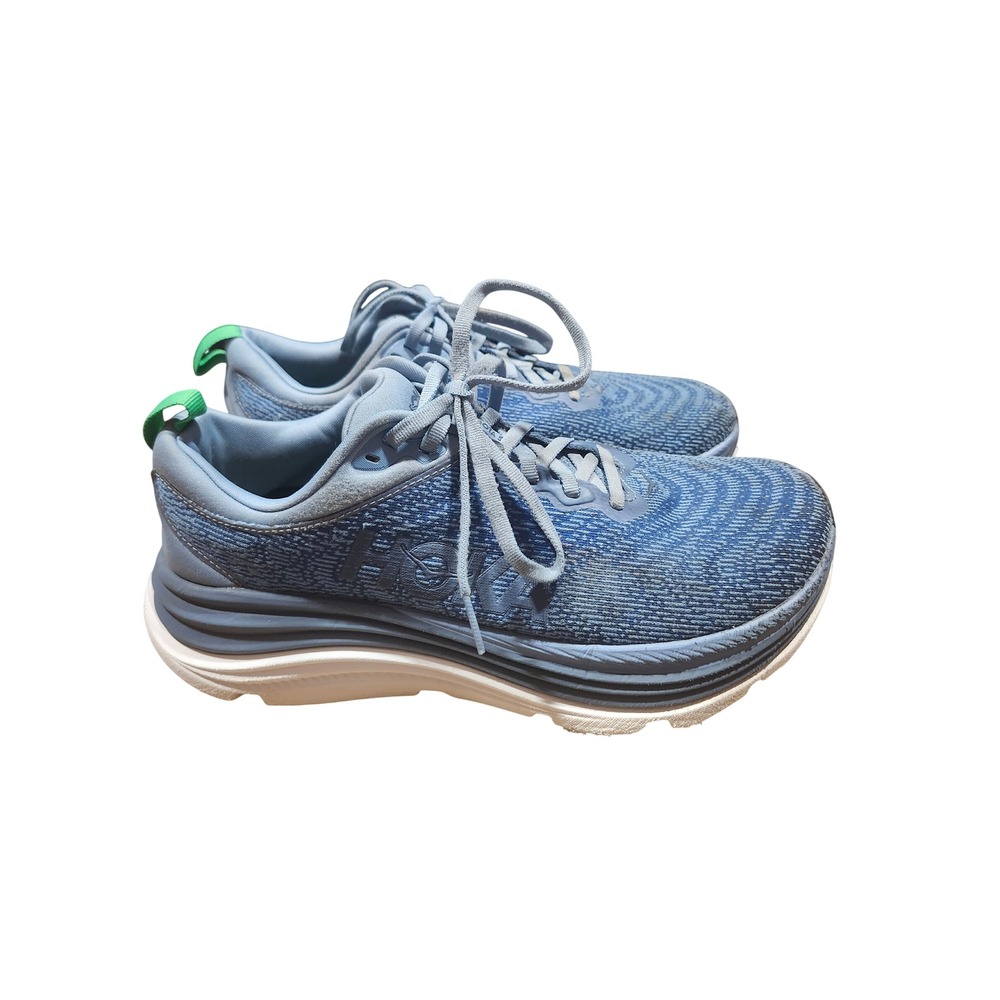 Hoka One Gaviota 5 Womens Running Shoes Blue Sneakers Support Walking Cushion